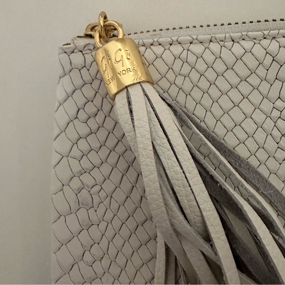 GiGi New York All-In-One Python-Embossed Leather Clutch - Picture 4 of 11